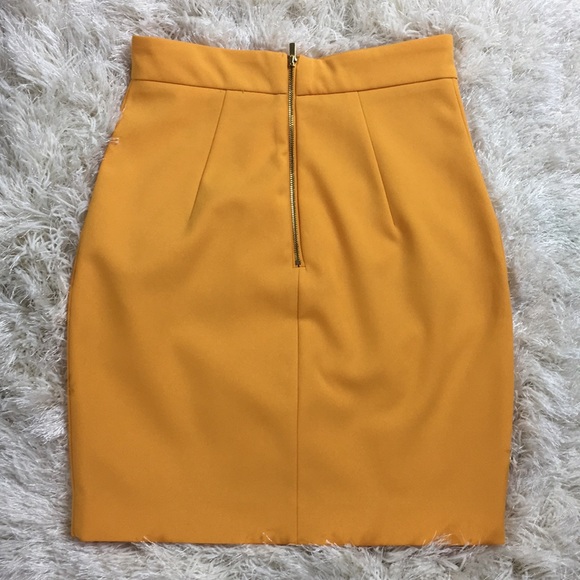 H&M Golden Zipper Skirt - Picture 2 of 3
